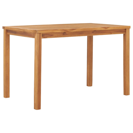 Zahradní jídelní stůl 120 x 70 x 77 cm masivní teakové dřevo