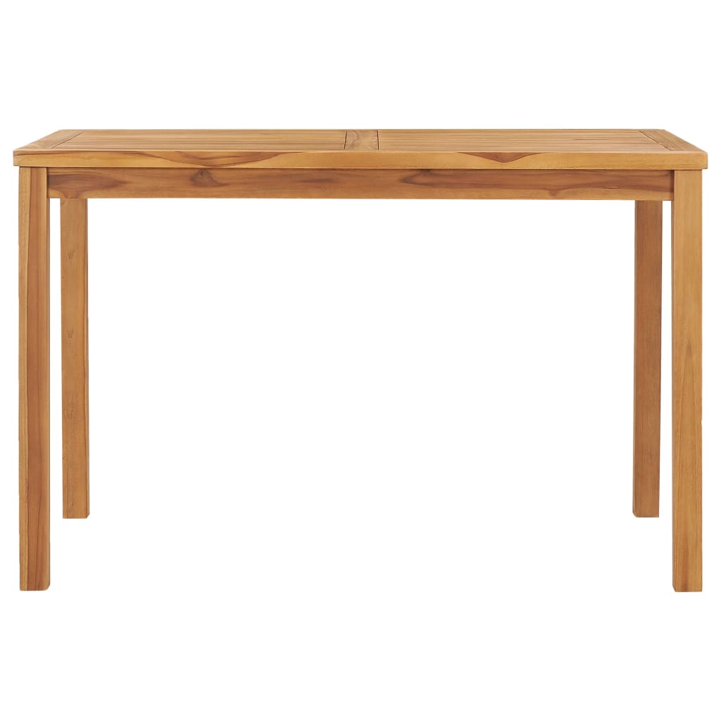 Zahradní jídelní stůl 120 x 70 x 77 cm masivní teakové dřevo