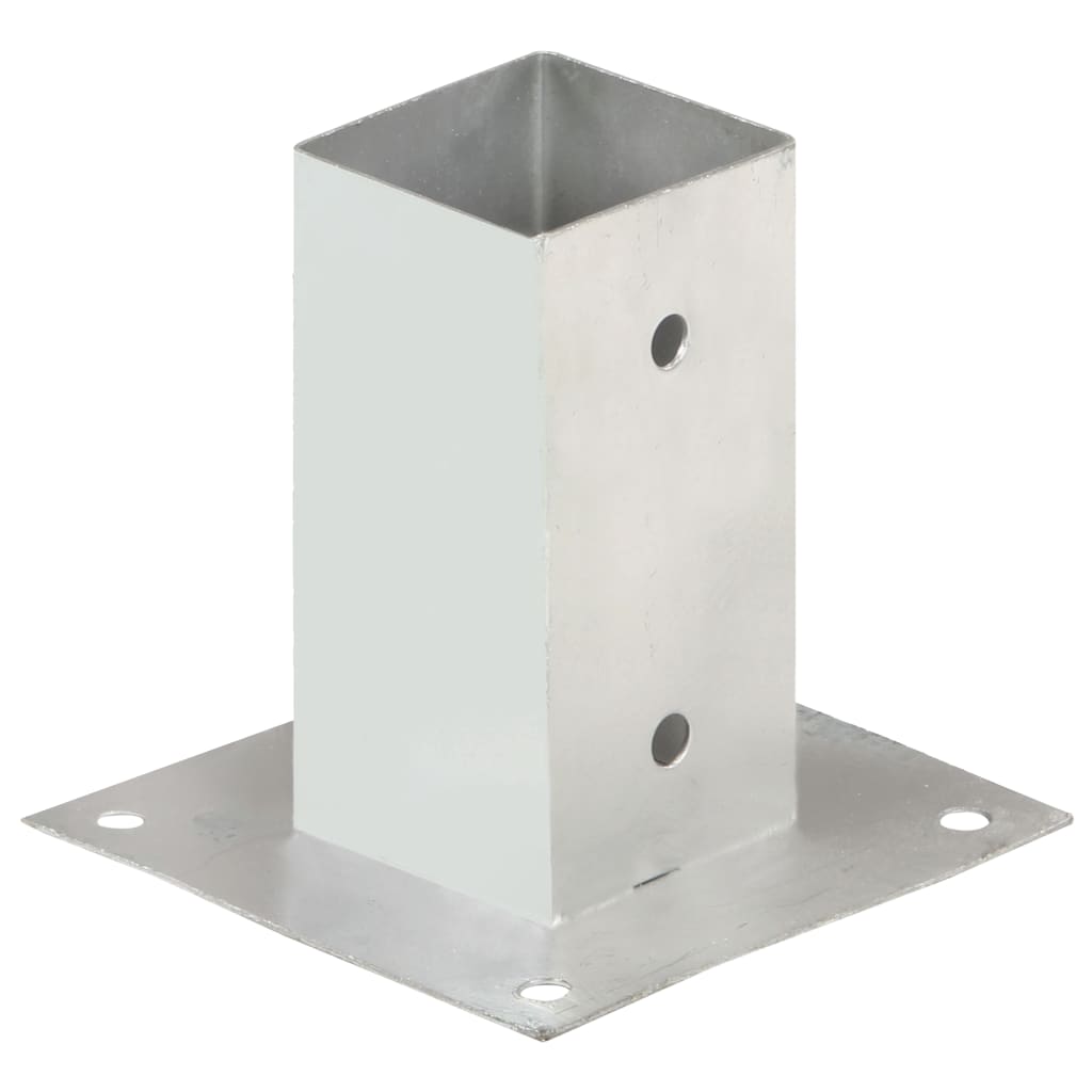 Patka na sloupek 4 ks pozinkovaný kov 71 mm