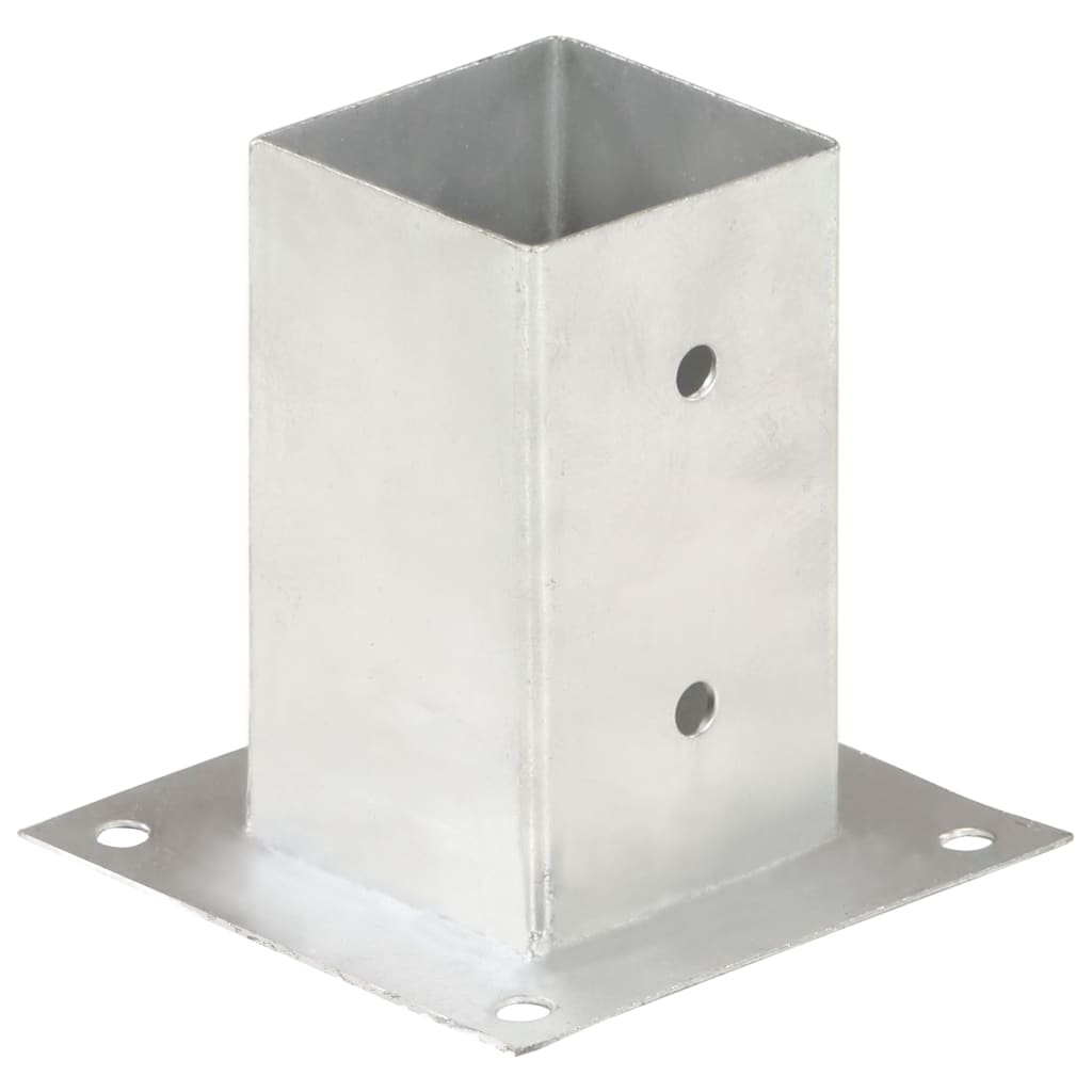 Patka na sloupek 4 ks pozinkovaný kov 81 mm