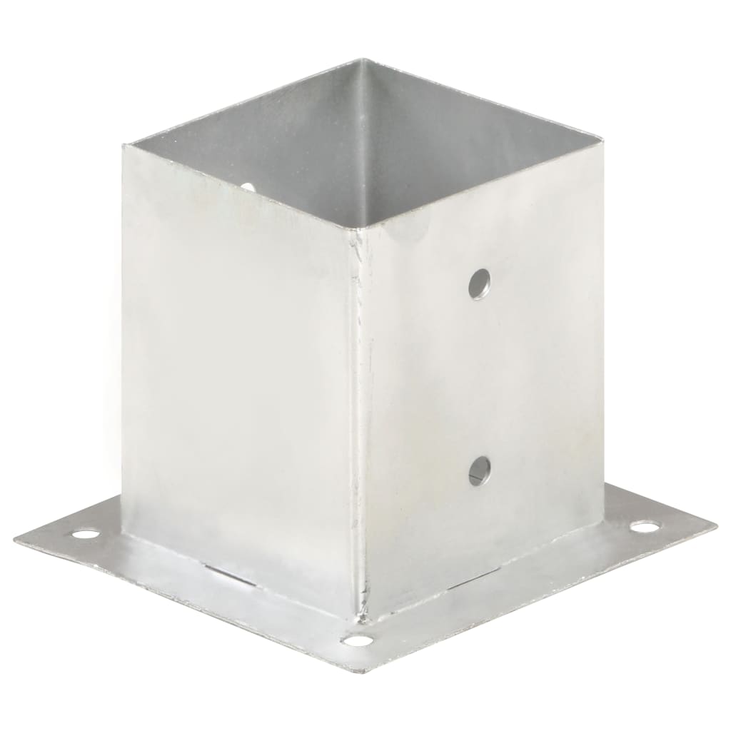 Patka na sloupek 4 ks pozinkovaný kov 121 mm