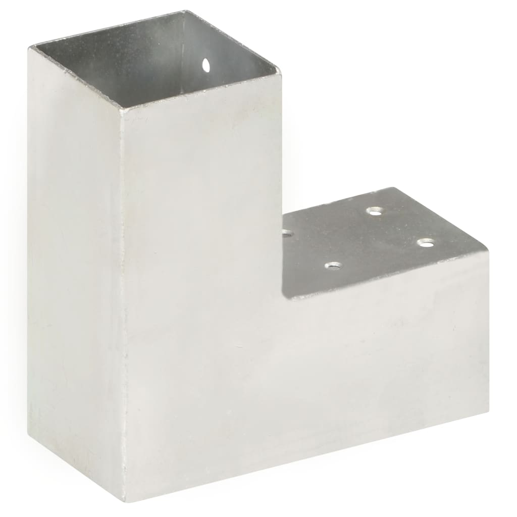 Trámová spojka ve tvaru L pozinkovaný kov 71 x 71 mm