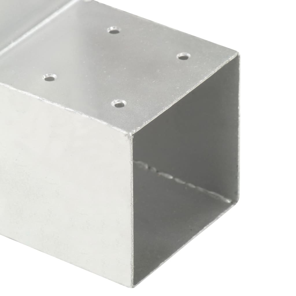 Trámová spojka 4 ks ve tvaru L pozinkovaný kov 71 x 71 mm