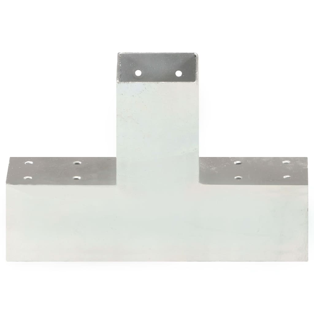 Trámová spojka 4 ks ve tvaru X pozinkovaný kov 71 x 71 mm