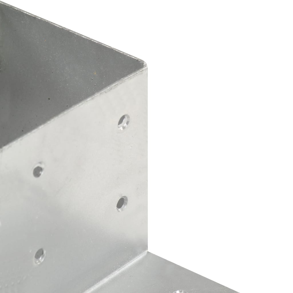 Trámová spojka 4 ks ve tvaru L pozinkovaný kov 81 x 81 mm