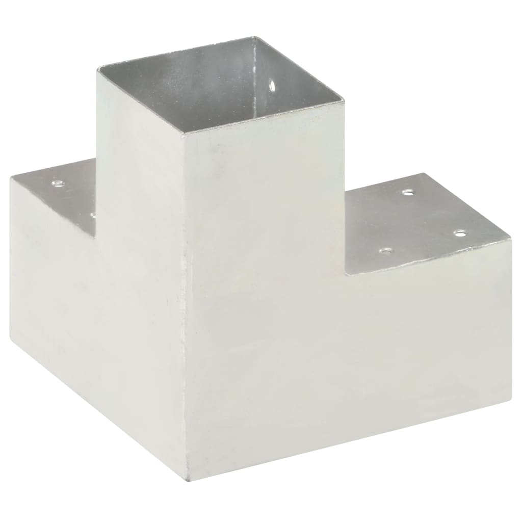 Trámová spojka 4 ks ve tvaru Y pozinkovaný kov 91 x 91 mm