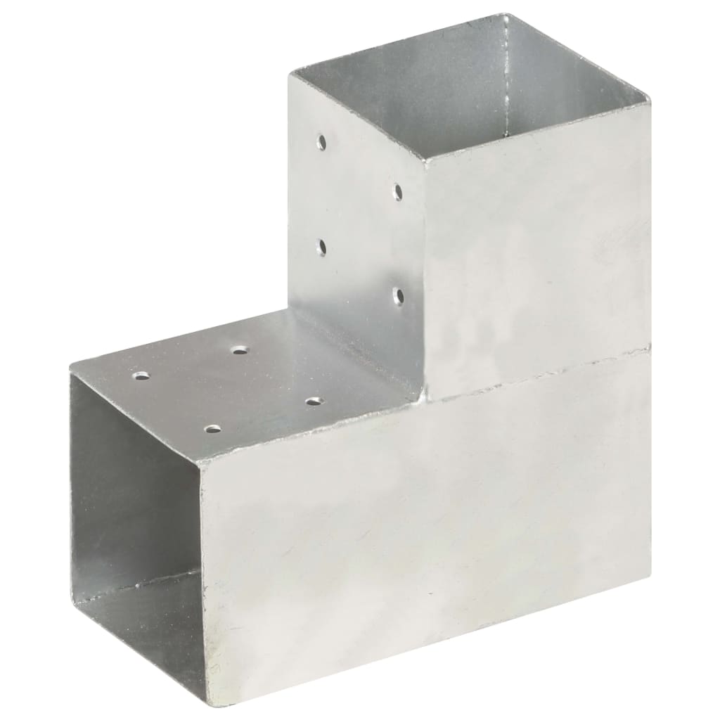 Trámová spojka 4 ks ve tvaru L pozinkovaný kov 101 x 101 mm