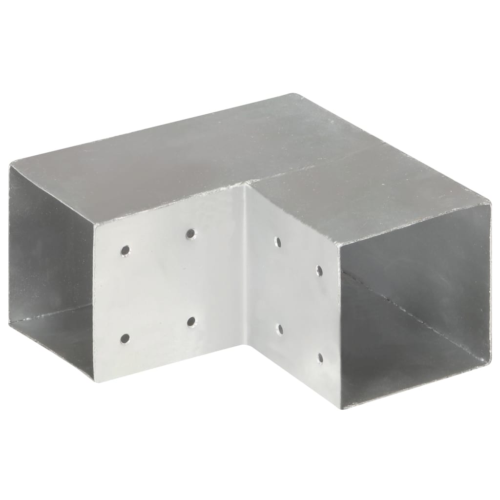 Trámová spojka 4 ks ve tvaru L pozinkovaný kov 101 x 101 mm