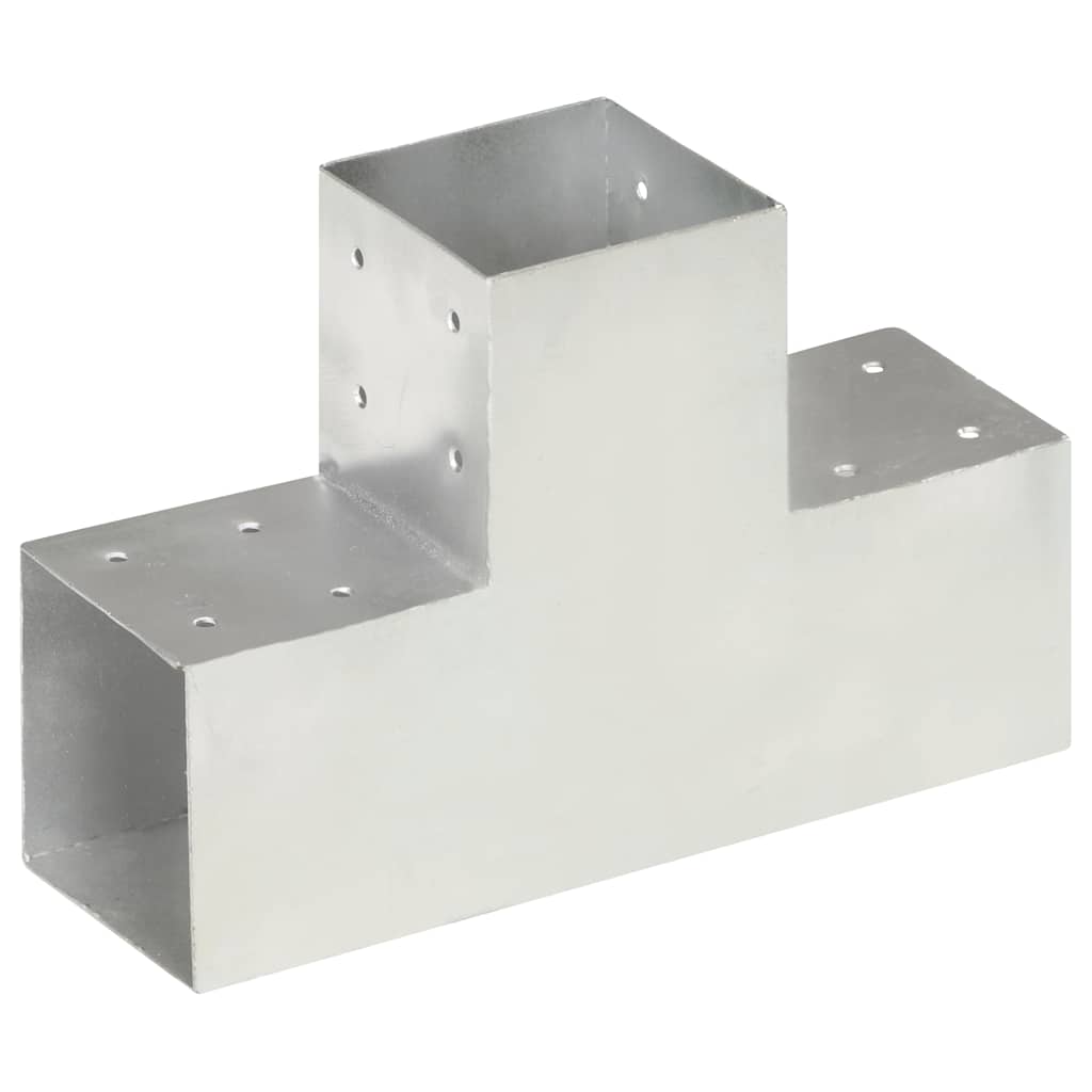 Trámová spojka 4 ks ve tvaru T pozinkovaný kov 101 x 101 mm