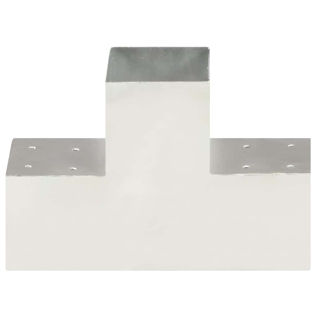 Trámová spojka 4 ks ve tvaru T pozinkovaný kov 101 x 101 mm
