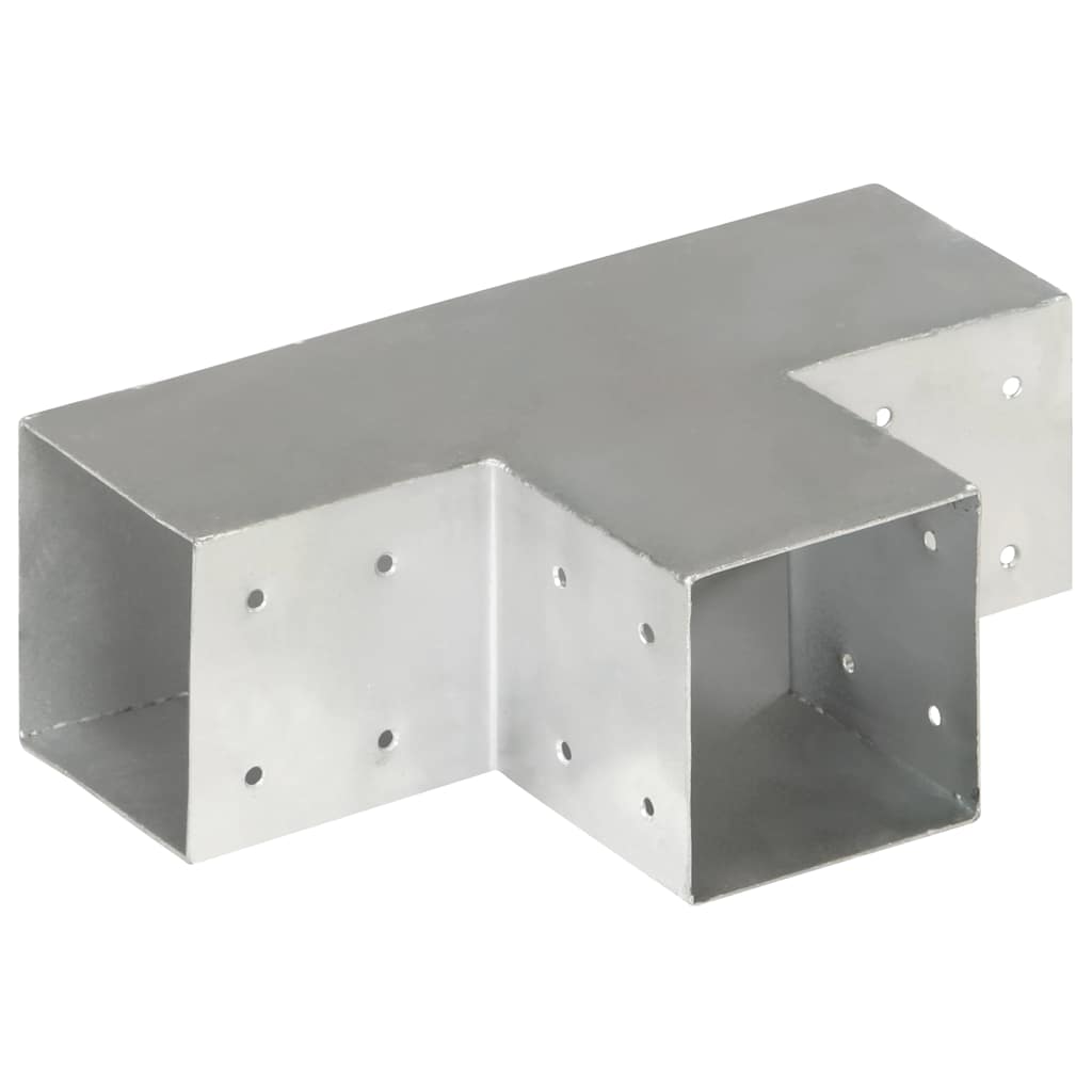Trámová spojka 4 ks ve tvaru T pozinkovaný kov 101 x 101 mm
