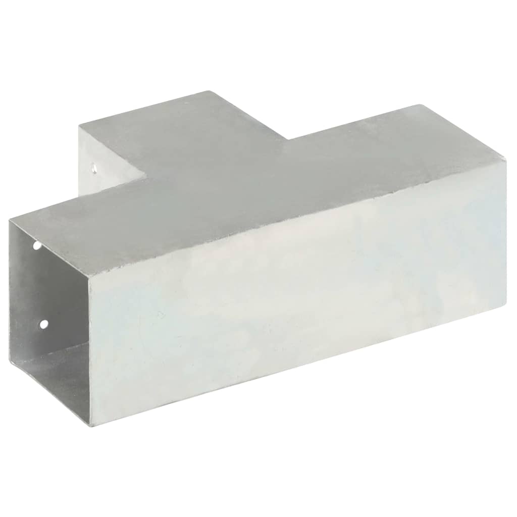Trámová spojka 4 ks ve tvaru T pozinkovaný kov 101 x 101 mm