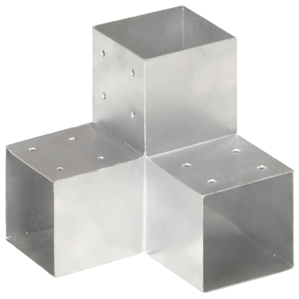 Trámová spojka 4 ks ve tvaru Y pozinkovaný kov 101 x 101 mm