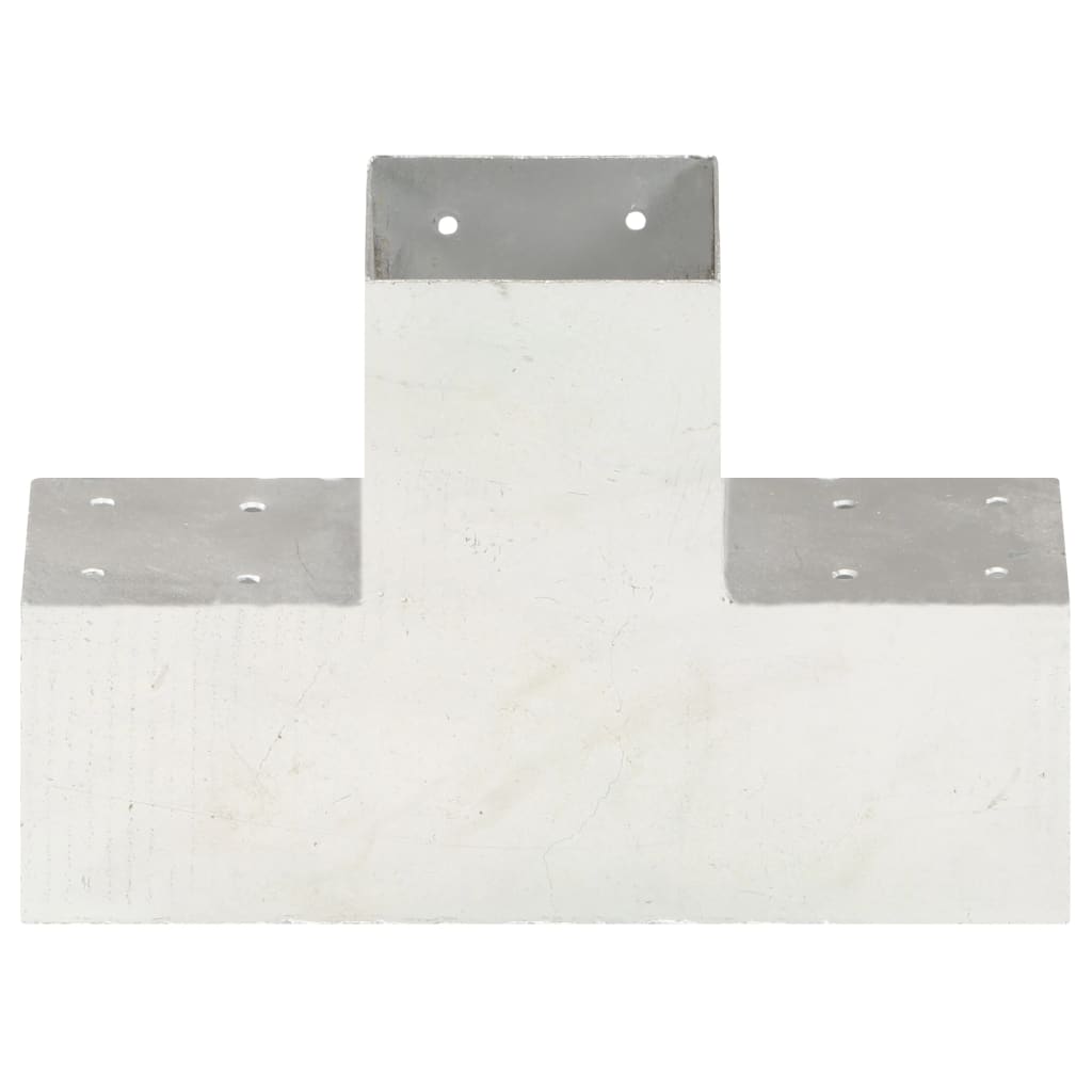 Trámová spojka 4 ks ve tvaru X pozinkovaný kov 101 x 101 mm