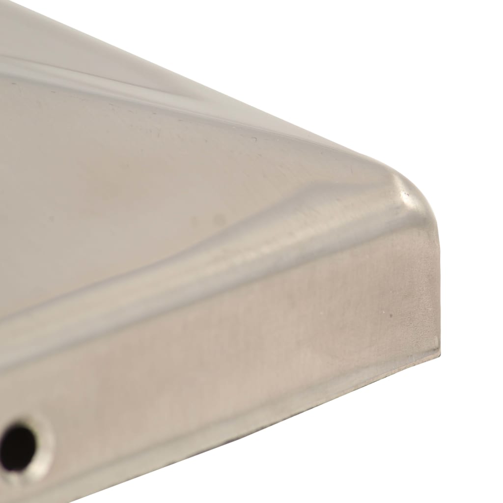 Krytky na plotové sloupky ve tvaru stříšky 6 ks nerez 101x101mm