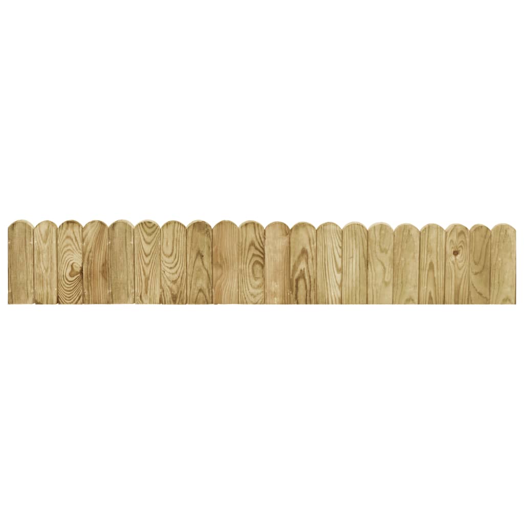 Trávníkový lem zelený 120 cm impregnované borové dřevo