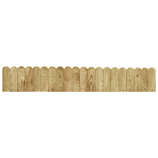 Trávníkový lem zelený 120 cm impregnované borové dřevo