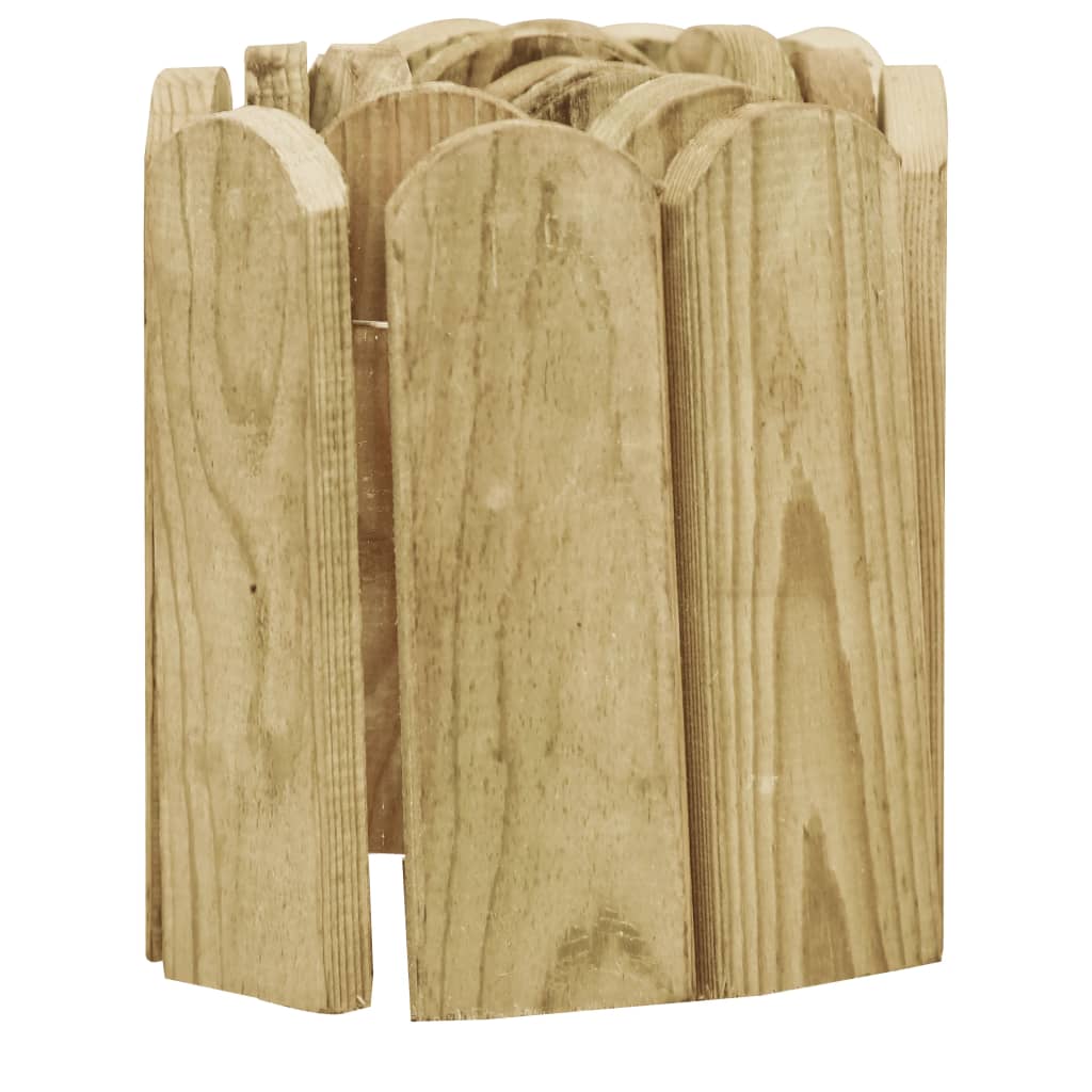 Trávníkový lem zelený 120 cm impregnované borové dřevo
