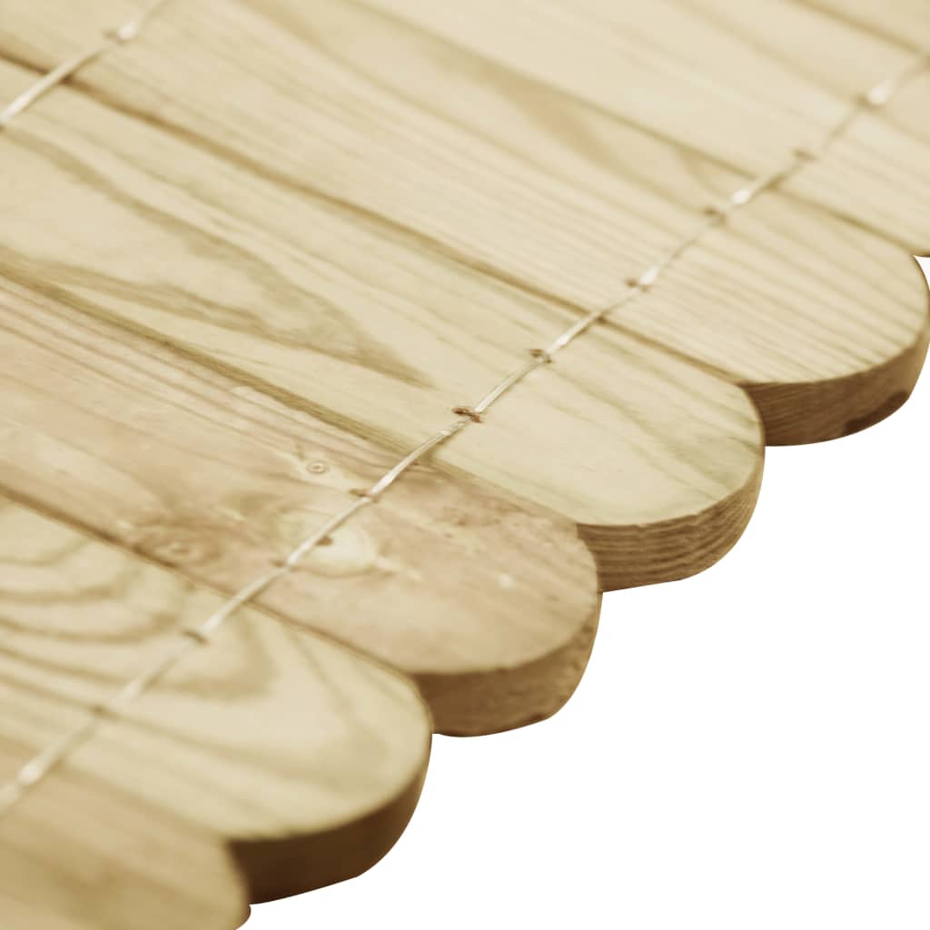Trávníkový lem zelený 120 cm impregnované borové dřevo