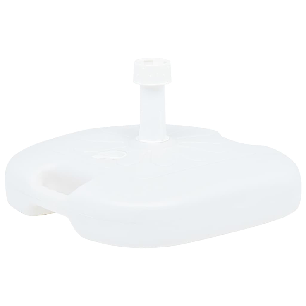 Stojan na slunečník plněný vodou/pískem 16 l bílý plast