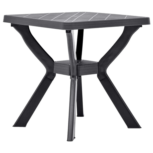 Bistro stolek antracitový 70 x 70 x 72 cm plast