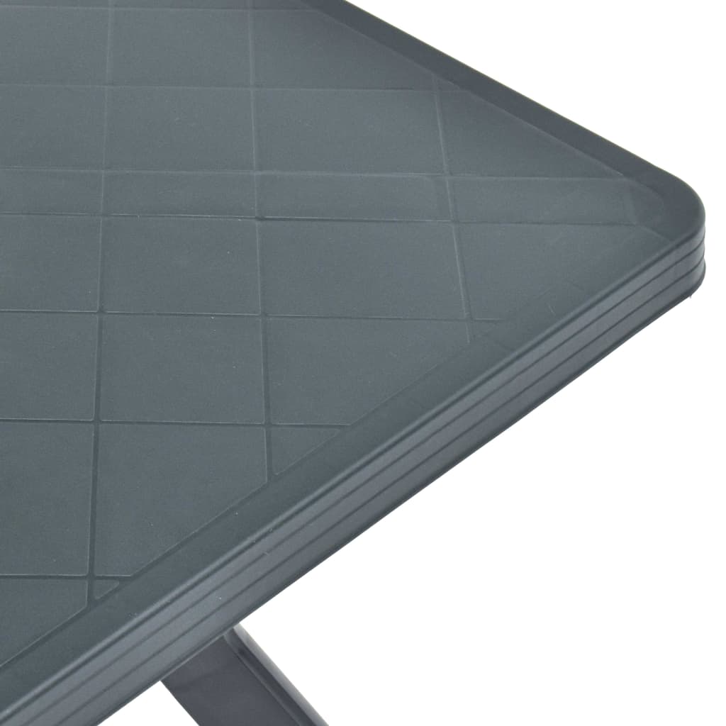 Bistro stolek antracitový 70 x 70 x 72 cm plast