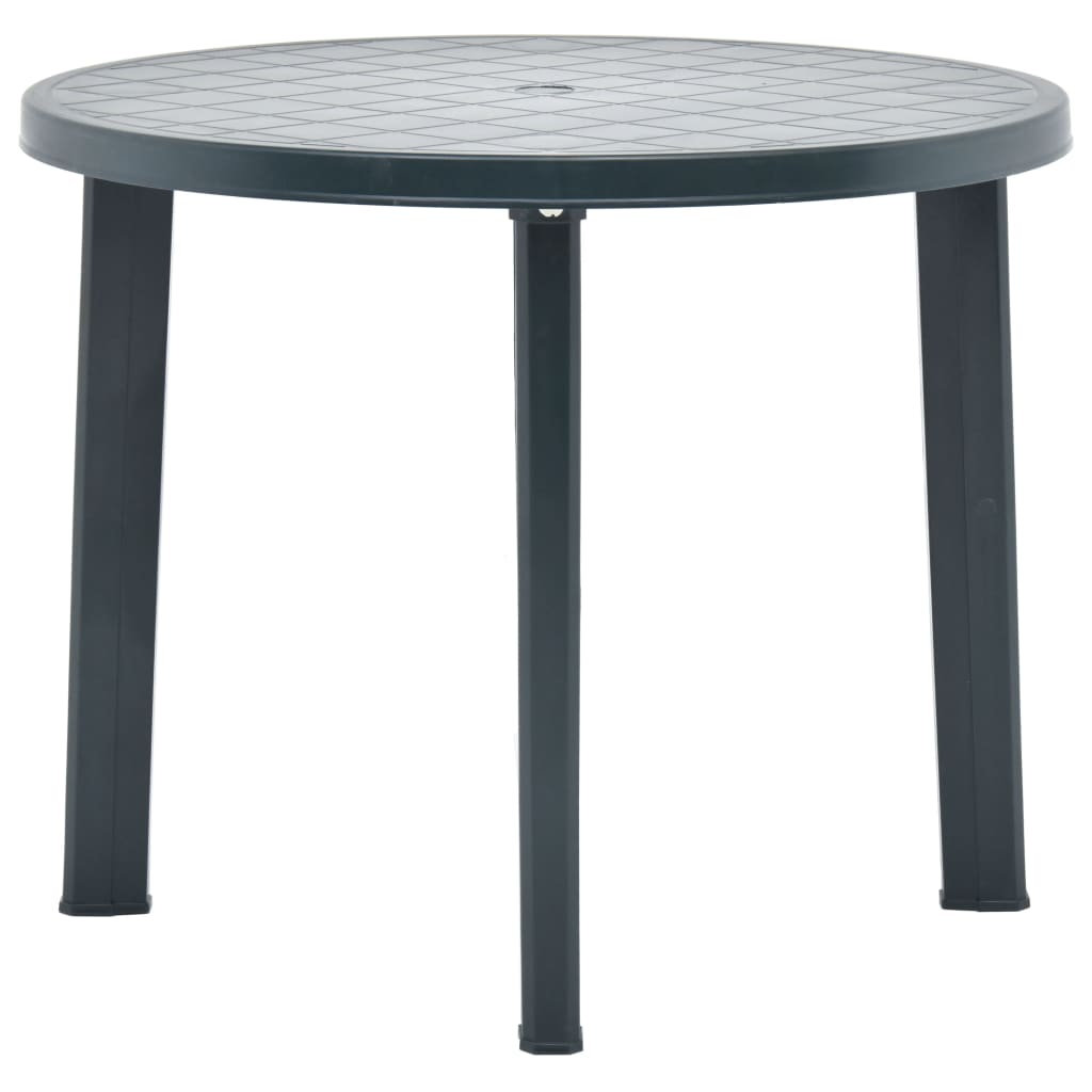 Zahradní stůl zelený 89 cm plast