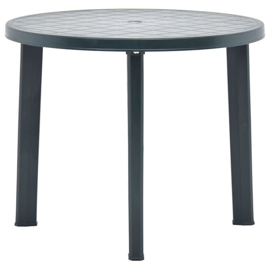 Zahradní stůl zelený 89 cm plast