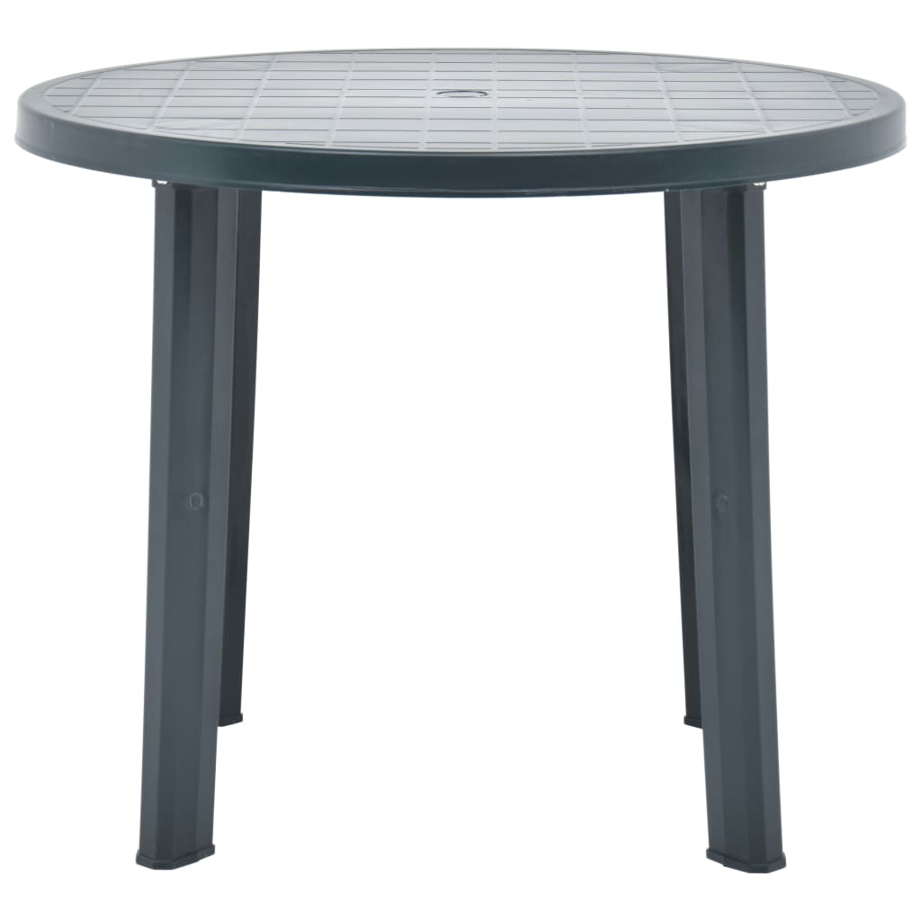 Zahradní stůl zelený 89 cm plast