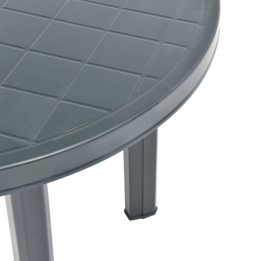 Zahradní stůl zelený 89 cm plast