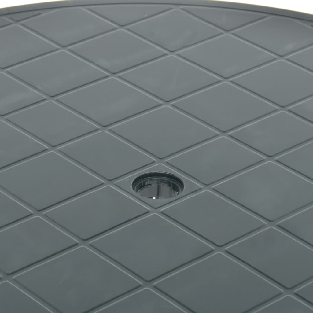 Zahradní stůl zelený 89 cm plast
