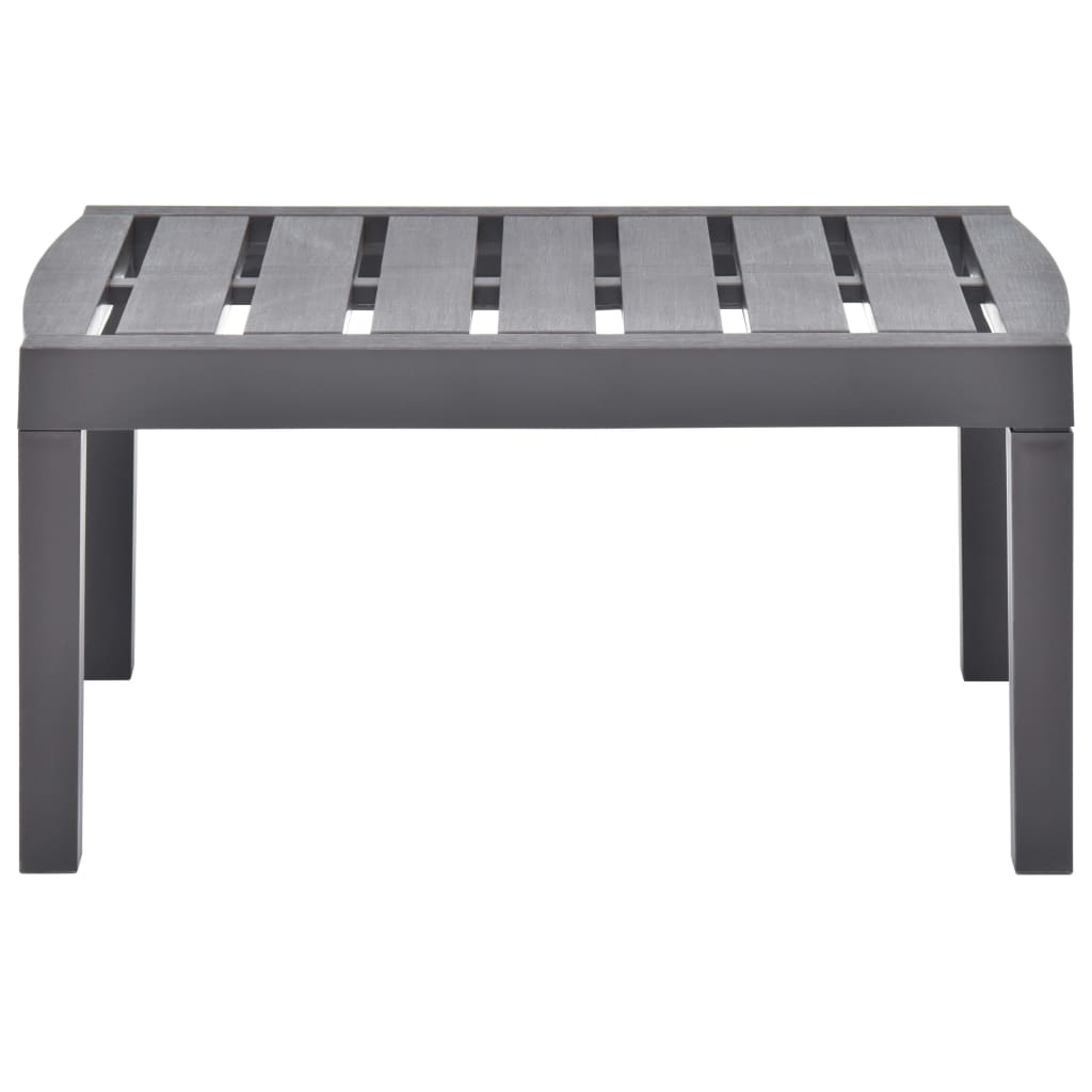 Zahradní stolek moka 78 x 55 x 38 cm plast