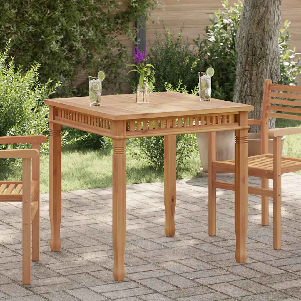 Zahradní jídelní stůl 80 x 80 x 80 cm masivní teakové dřevo