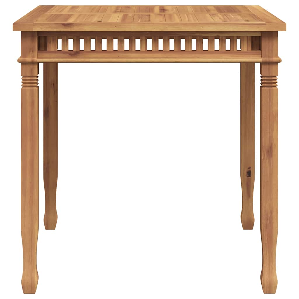 Zahradní jídelní stůl 80 x 80 x 80 cm masivní teakové dřevo