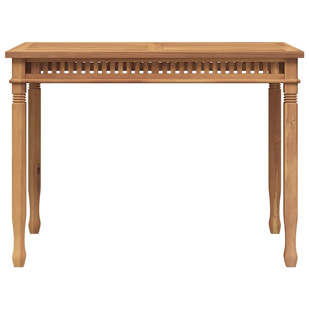 Zahradní jídelní stůl 110 x 65 x 80 cm masivní teakové dřevo