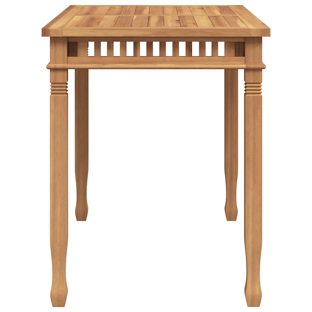 Zahradní jídelní stůl 110 x 65 x 80 cm masivní teakové dřevo