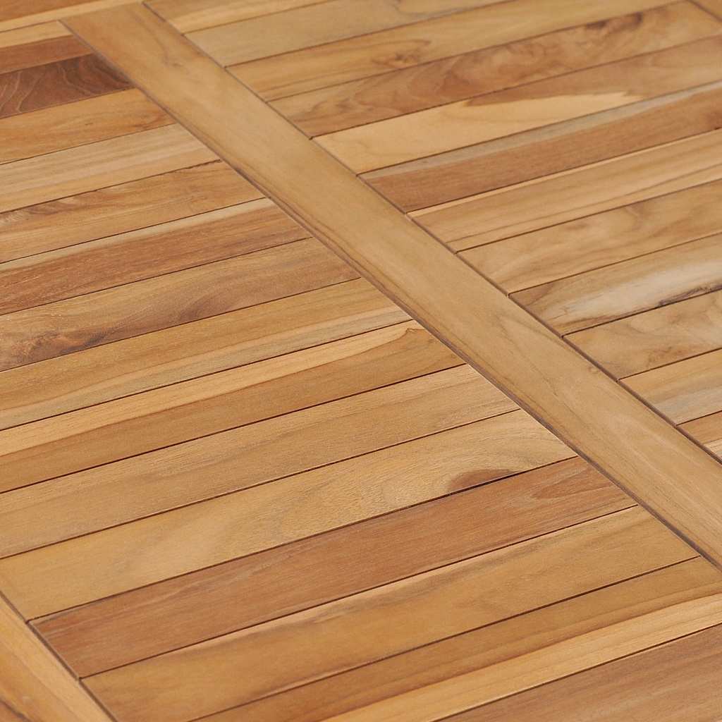 Zahradní jídelní stůl 110 x 65 x 80 cm masivní teakové dřevo