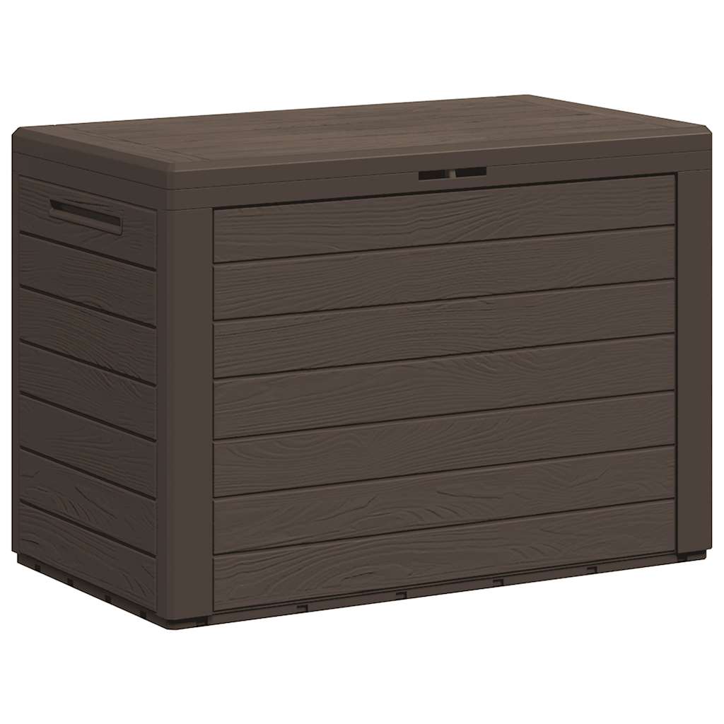 Zahradní úložný box hnědý 78 x 44 x 55 cm