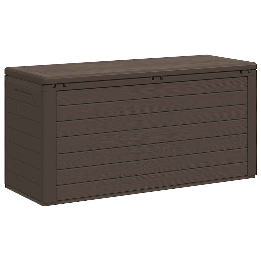 Zahradní úložný box hnědý 116 x 44 x 55 cm
