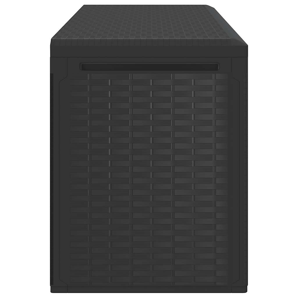 Zahradní úložný box antracitový 114 x 47 x 60 cm