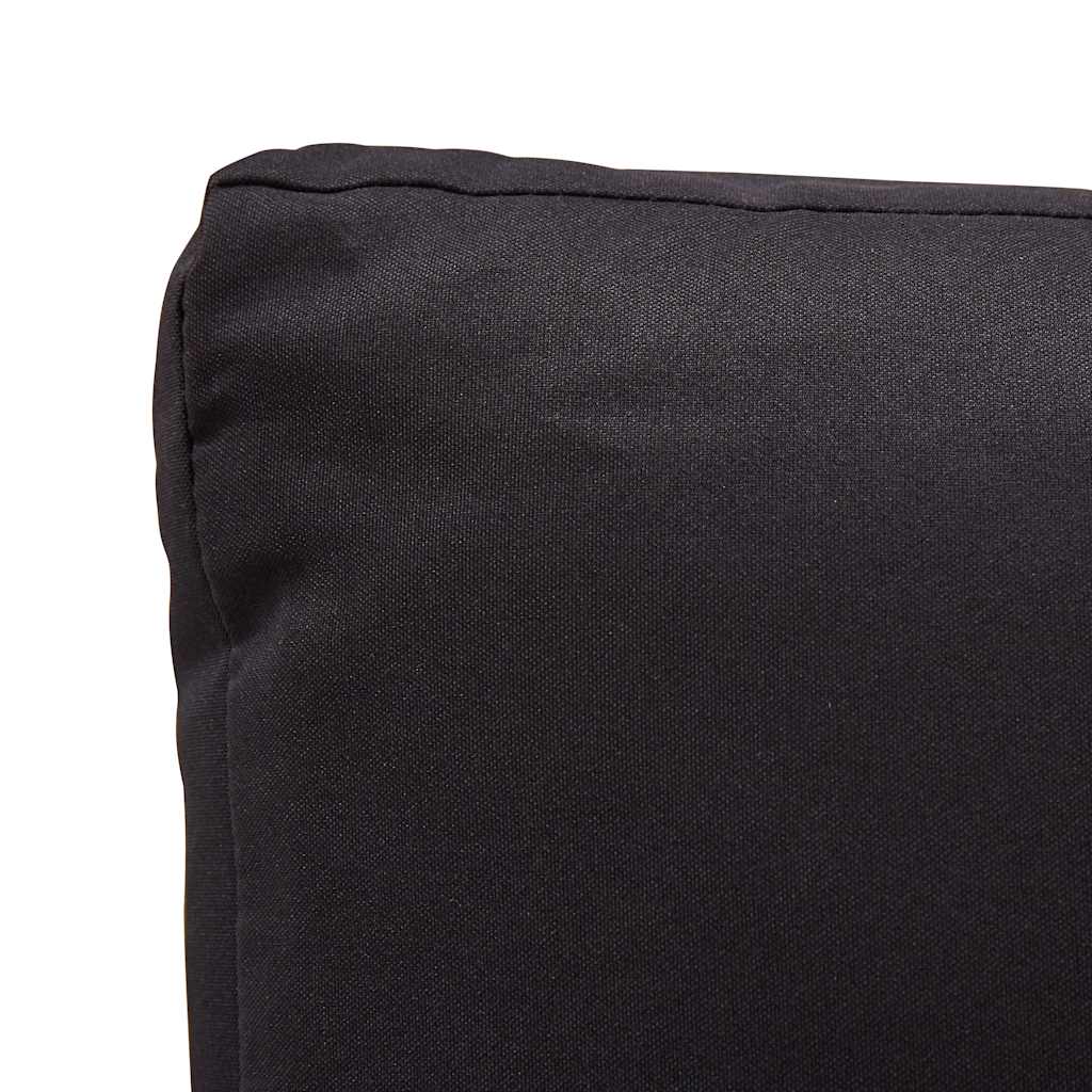 2místná zahradní pohovka s poduškami černá 124 cm polyratan