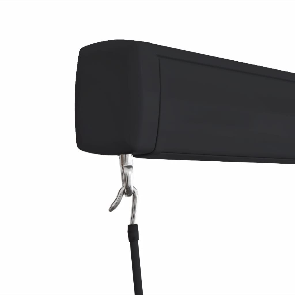 Kazetová markýza na ruční ovládání 350 x 250 cm modro-bílá