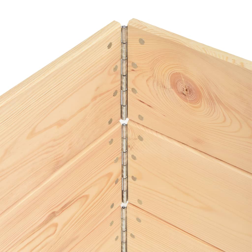 Vyvýšené záhony 3 ks 100 x 150 cm masivní borové dřevo