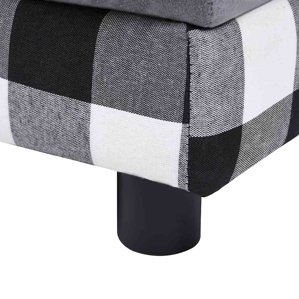 Pohovka pro psy šedá 57 x 34 x 36 cm plyš