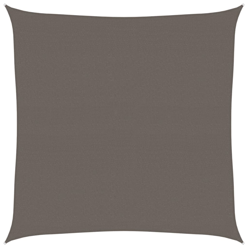 Plachta proti slunci 160 g/m² antracitová 5 x 5 m HDPE