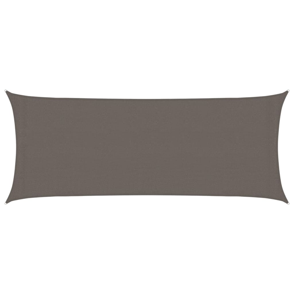 Plachta proti slunci 160 g/m² antracitová 2 x 5 m HDPE