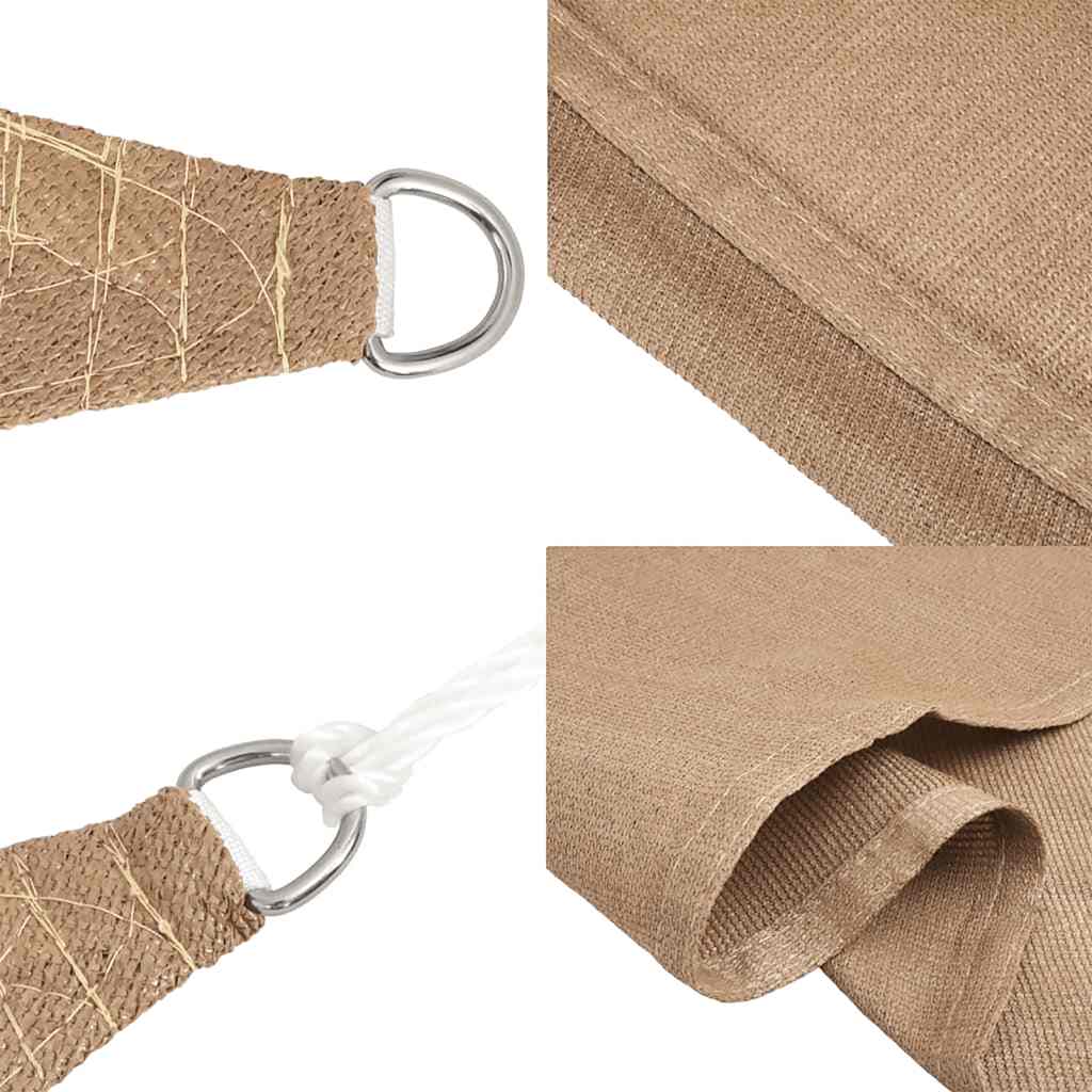 Stínící plachta 160 g/m² taupe 3 x 4 m HDPE