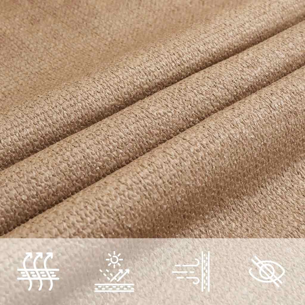 Stínící plachta 160 g/m² taupe 3 x 4 m HDPE