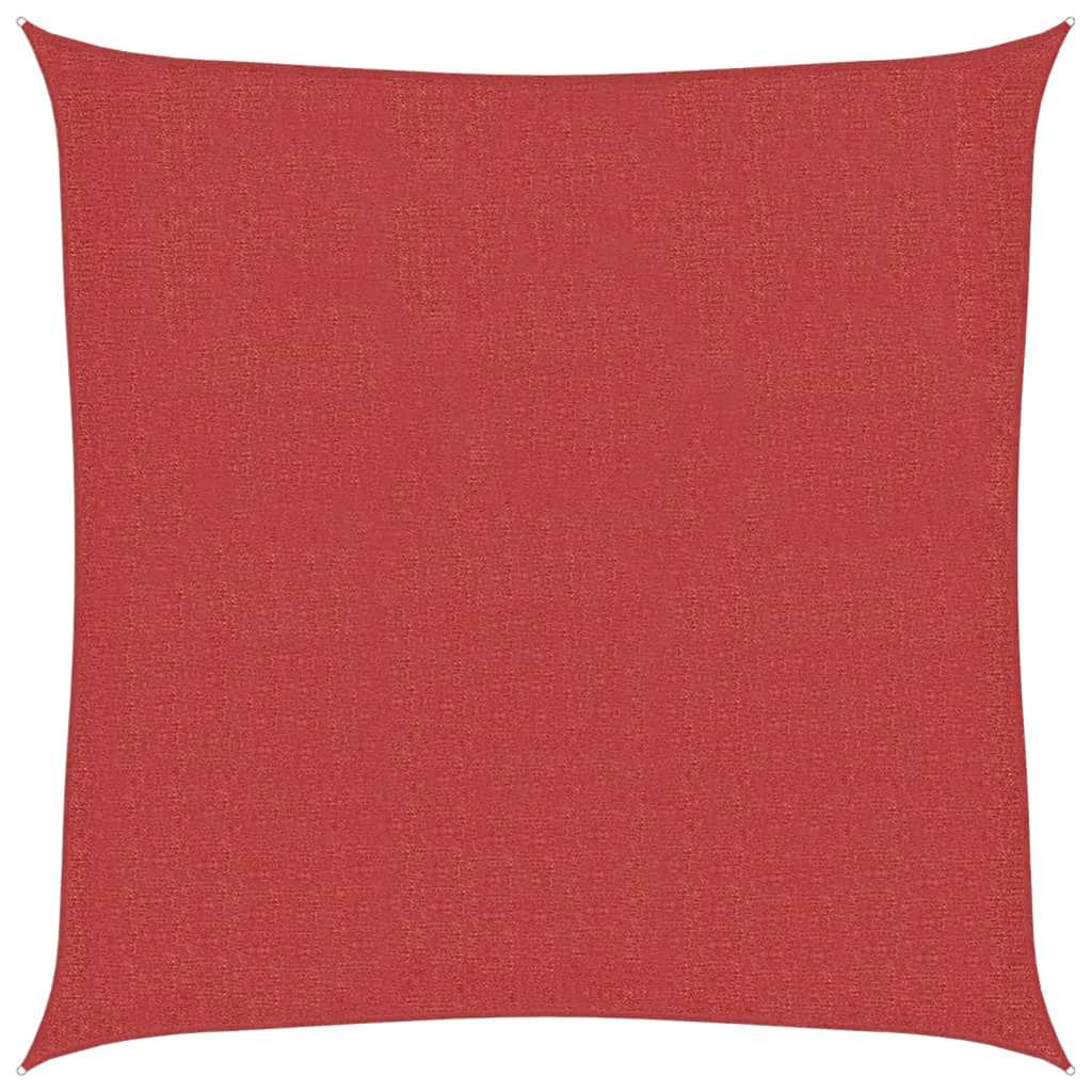 Stínící plachta 160 g/m² červená 2 x 2 m HDPE