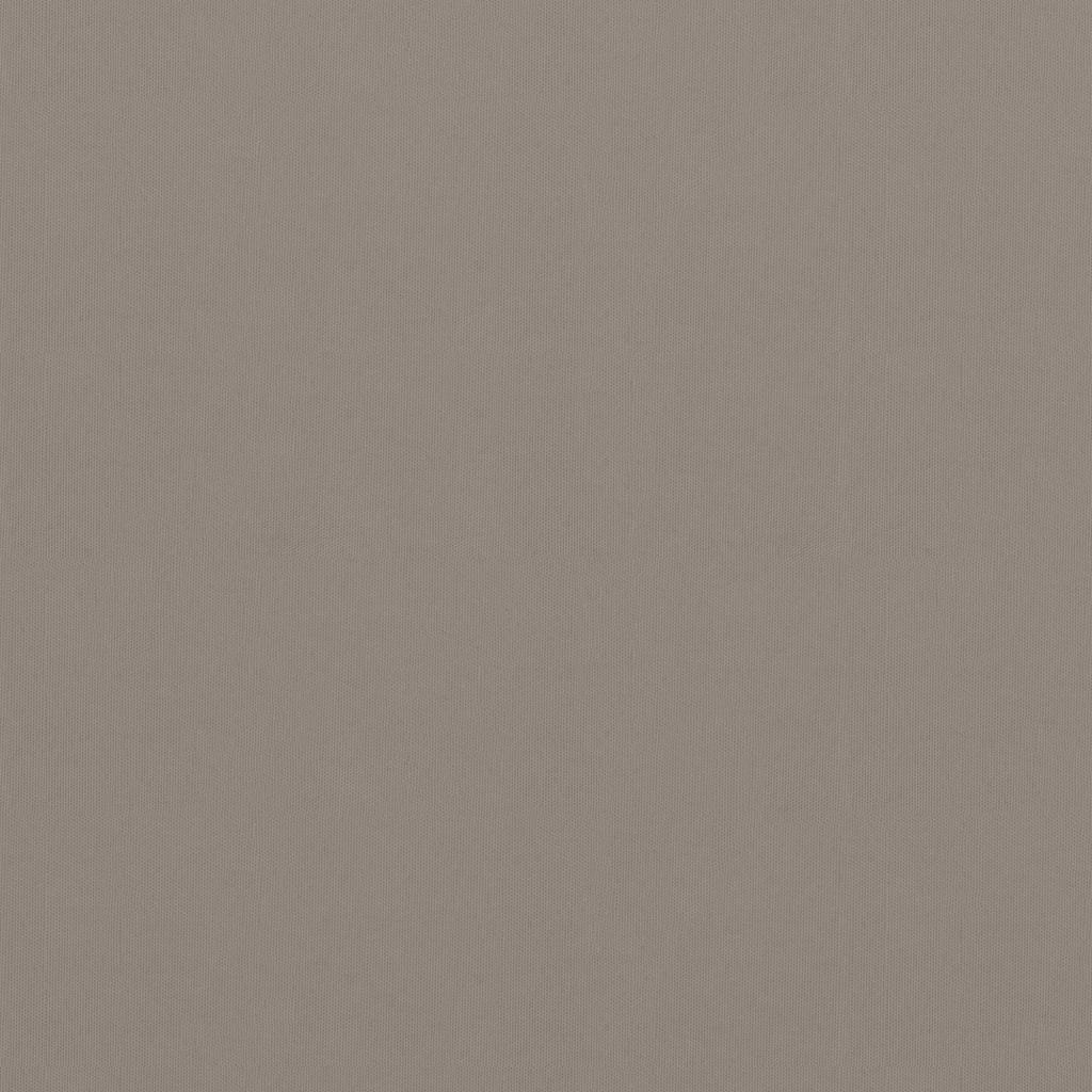 Balkónová zástěna taupe 120 x 600 cm oxfordská látka